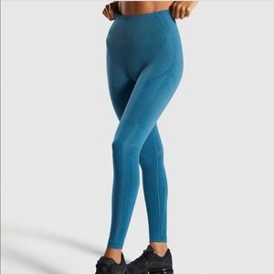 Gymshark - Geo Seamless Teal Leggings
